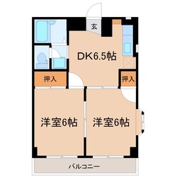 三陽マンションの物件間取画像